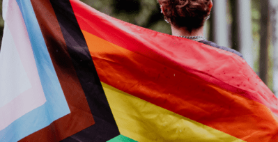 Pride flag.