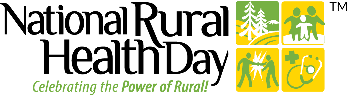 National Rural Health Day, celebrating the power of rural logo.